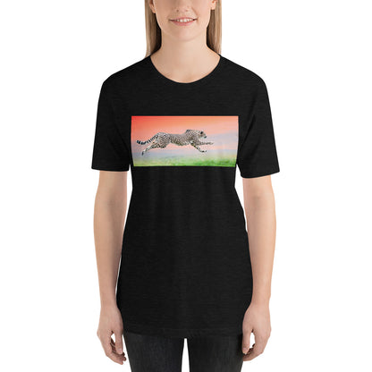 Classic Crew Neck Tee - Flying Cheetah - Ronz-Design-Unique-Apparel