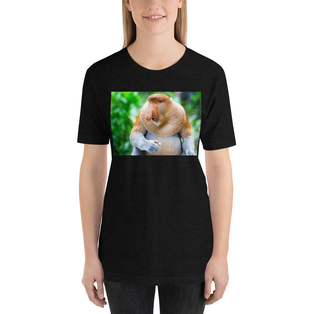 Classic Crew Neck Tee - Proboscis Monkey - Ronz-Design-Unique-Apparel
