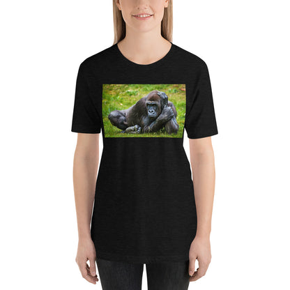 Classic Crew Neck Tee - Gorilla in the Grass - Ronz-Design-Unique-Apparel