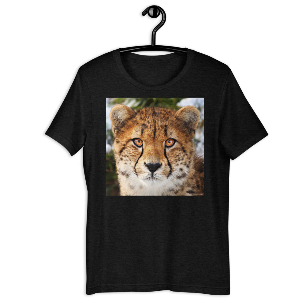 Classic Crew Neck Tee - Cheetah Stare - Ronz-Design-Unique-Apparel