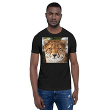 Load image into Gallery viewer, Classic Crew Neck Tee - Cheetah Stare - Ronz-Design-Unique-Apparel
