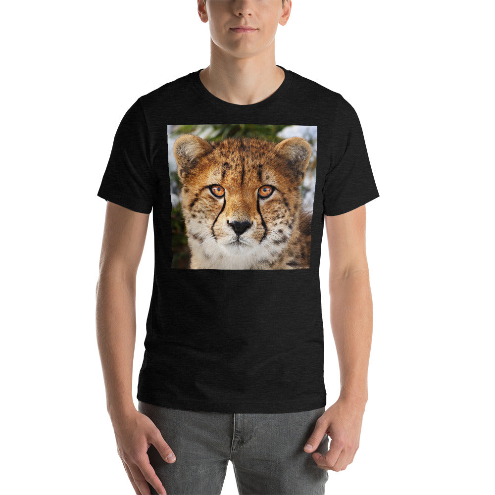 Classic Crew Neck Tee - Cheetah Stare - Ronz-Design-Unique-Apparel