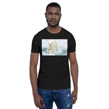 Load image into Gallery viewer, Classic Crew Neck Tee - Polar Bear on Ice - Ronz-Design-Unique-Apparel

