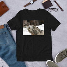 Load image into Gallery viewer, Classic Crew Neck Tee - Wolf Harmony - Ronz-Design-Unique-Apparel
