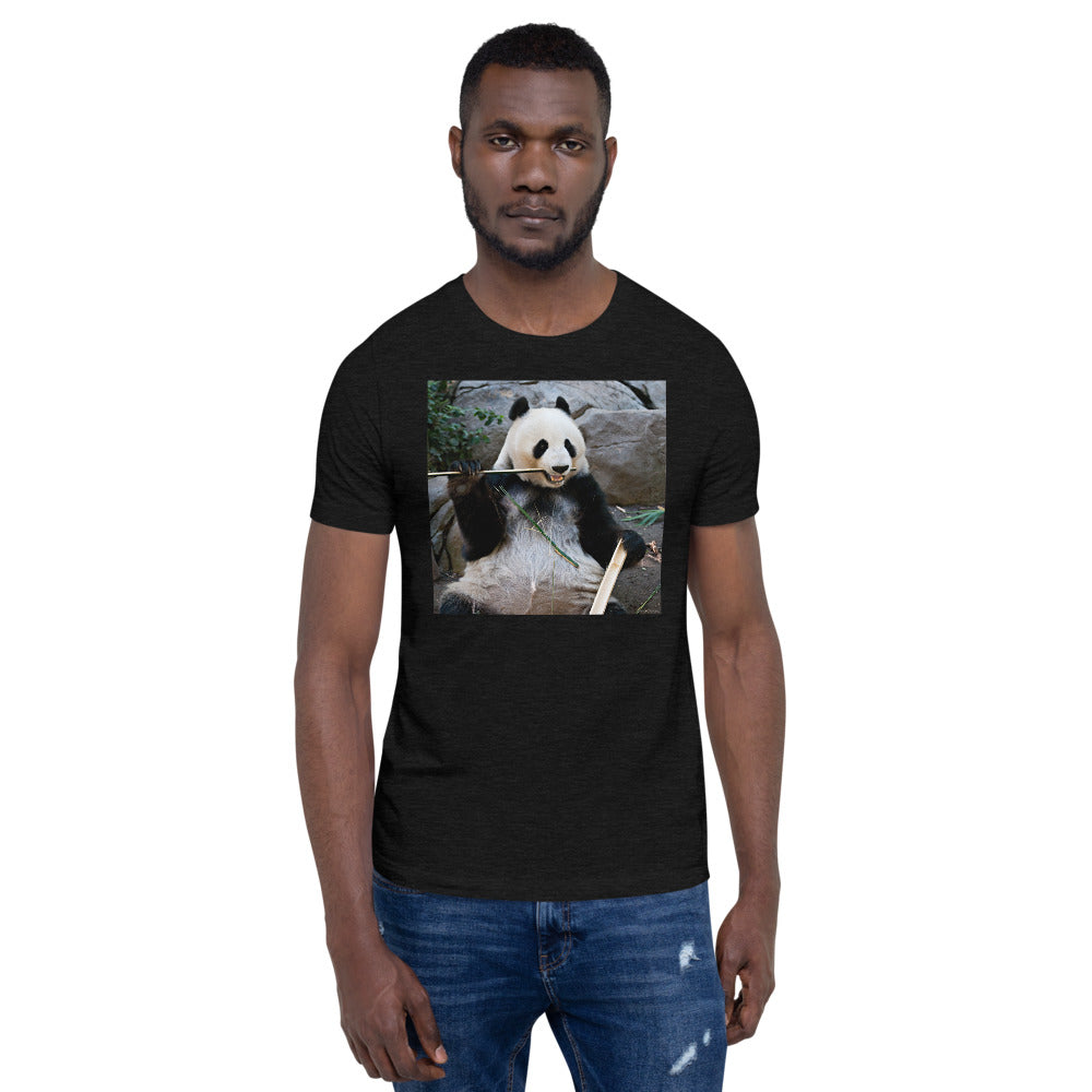 Classic Crew Neck Tee - Bamboo Panda - Ronz-Design-Unique-Apparel