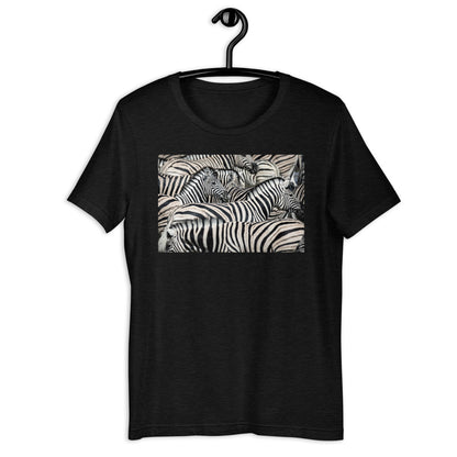 Classic Crew Neck Tee - Sharp Dressed Zebras - Ronz-Design-Unique-Apparel