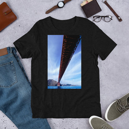 Classic Crew Neck Tee - Golden Gate - Ronz-Design-Unique-Apparel
