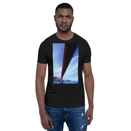 Classic Crew Neck Tee - Golden Gate - Ronz-Design-Unique-Apparel