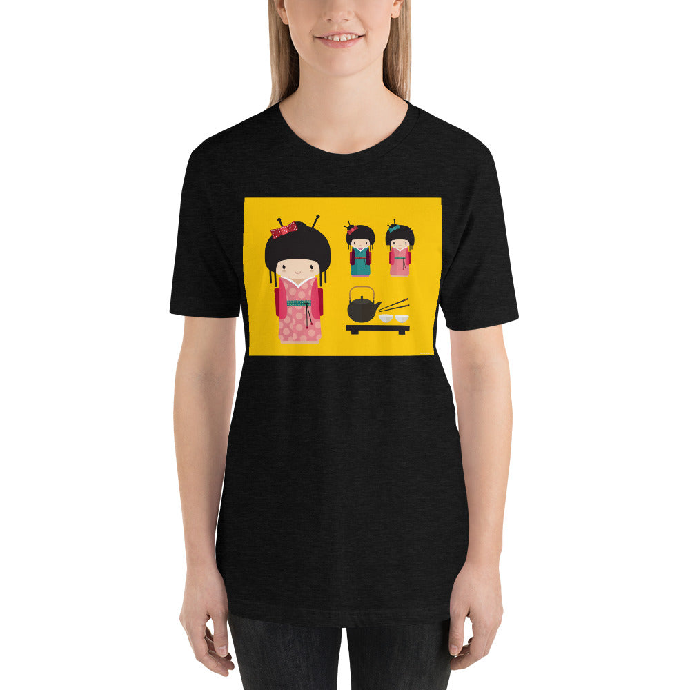 Everyday Elegant Tee - Kokeshi Tea Time