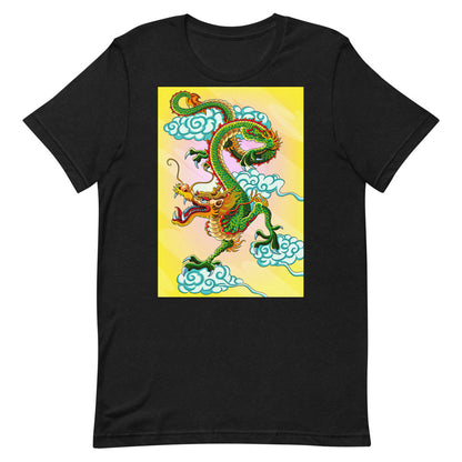 Everyday Elegant Tee - Green Chinese Sky Dragon