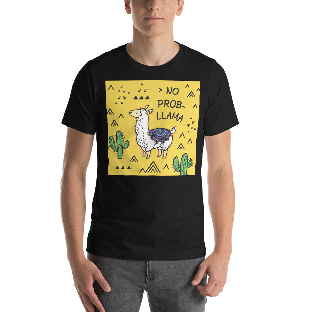 Classic Crew Neck Tee - NO PROB-LLAMA