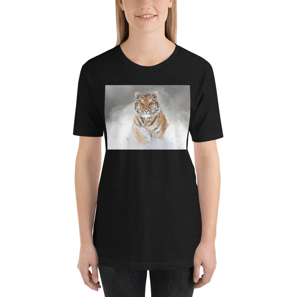 Everyday Elegant Tee - Tiger In Snow