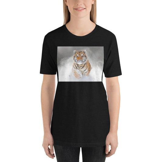 Everyday Elegant Tee - Tiger In Snow