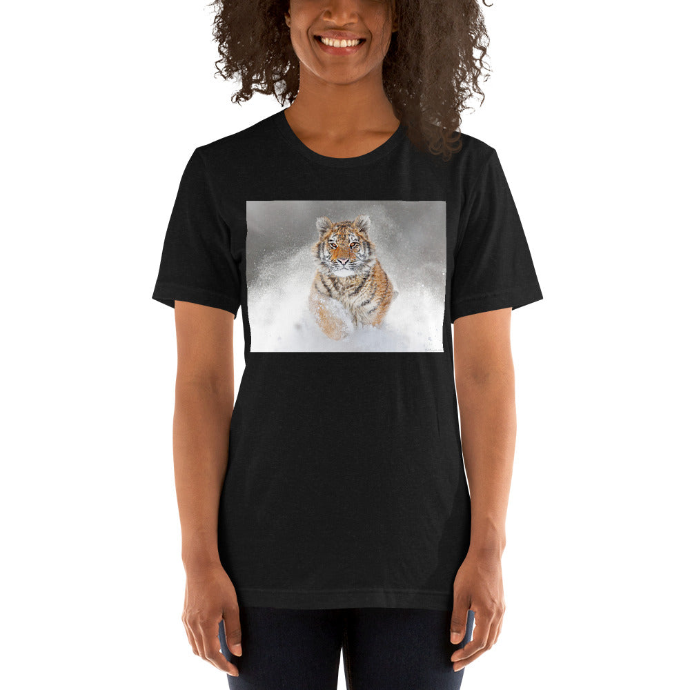 Everyday Elegant Tee - Tiger In Snow