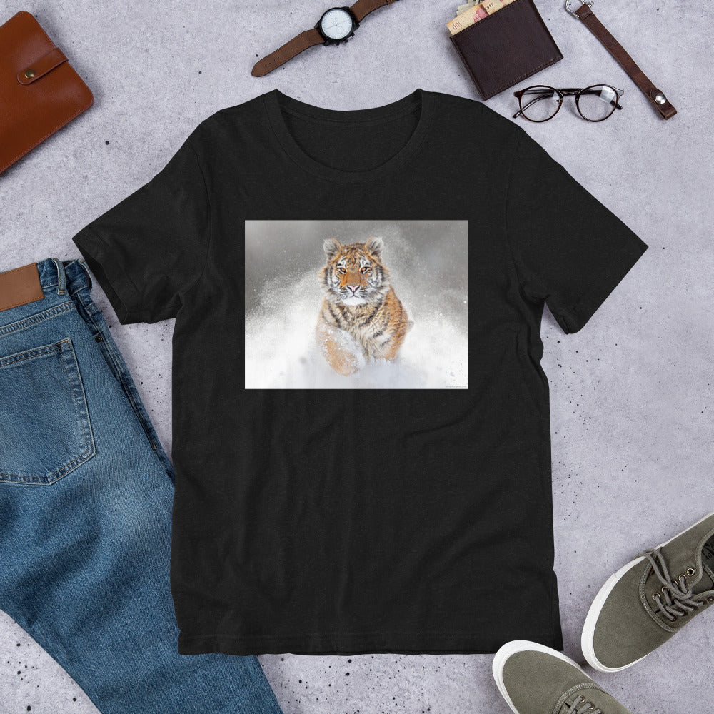 Everyday Elegant Tee - Tiger In Snow
