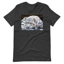 Load image into Gallery viewer, Classic Crew Neck Tee - Snow Leopard - Ronz-Design-Unique-Apparel
