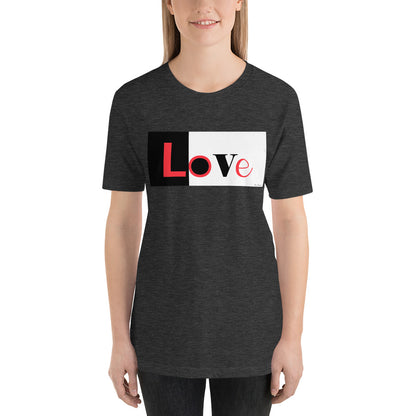 Classic Crew Neck Tee - LoVe - Ronz-Design-Unique-Apparel
