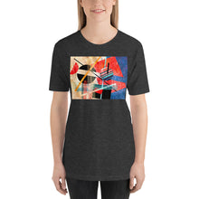 Load image into Gallery viewer, Classic Crew Neck Tee - Abstract Black Circle - Ronz-Design-Unique-Apparel
