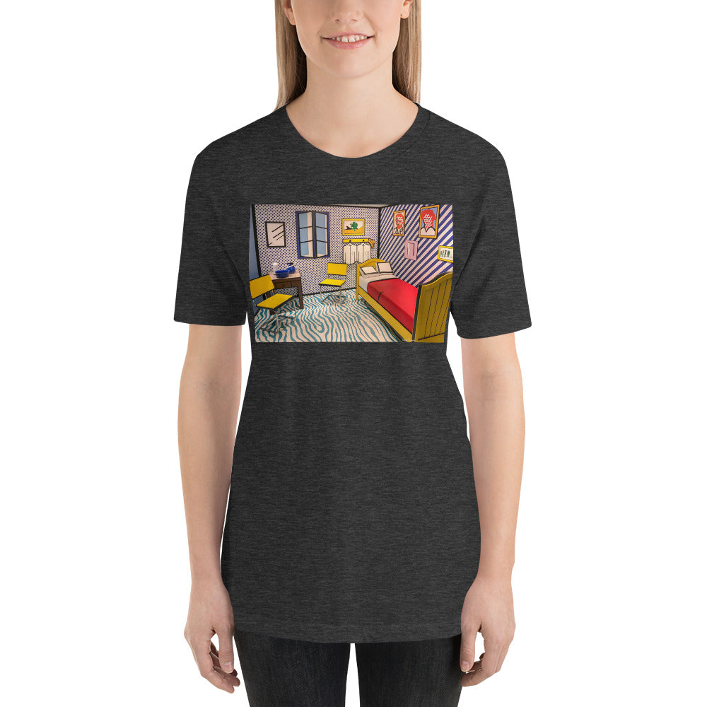 Classic Crew Neck Tee - van Gogh's Bedroom: Illustration - Ronz-Design-Unique-Apparel