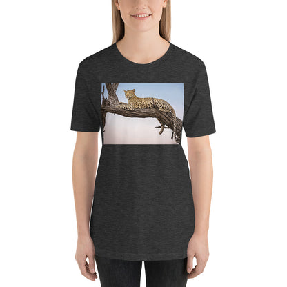 Classic Crew Neck Tee - Leopard Sunset - Ronz-Design-Unique-Apparel