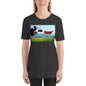 Classic Crew Neck Tee - Cow & Super Dog - Ronz-Design-Unique-Apparel