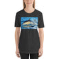 Classic Crew Neck Tee - Dolphin Splash - Ronz-Design-Unique-Apparel