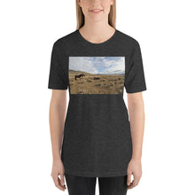 Load image into Gallery viewer, Classic Crew Neck Tee - Wild Mustang Vista - Ronz-Design-Unique-Apparel
