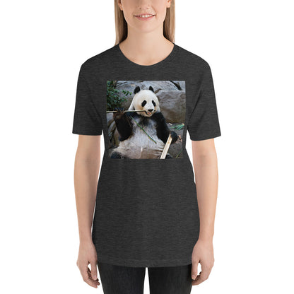 Classic Crew Neck Tee - Happy Panda #3 - Ronz-Design-Unique-Apparel