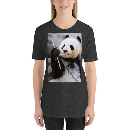 Classic Crew Neck Tee - Happy Panda #2 - Ronz-Design-Unique-Apparel