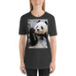 Classic Crew Neck Tee - Happy Panda #2 - Ronz-Design-Unique-Apparel