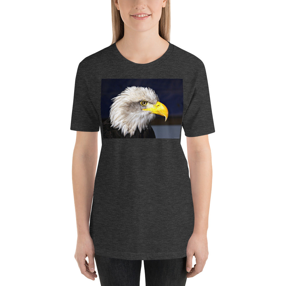 Classic Crew Neck Tee - Bald Eagle - Ronz-Design-Unique-Apparel