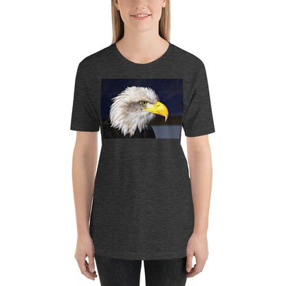 Classic Crew Neck Tee - Bald Eagle - Ronz-Design-Unique-Apparel