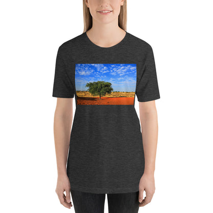 Classic Crew Neck Tee - A Tree in Africa - Ronz-Design-Unique-Apparel