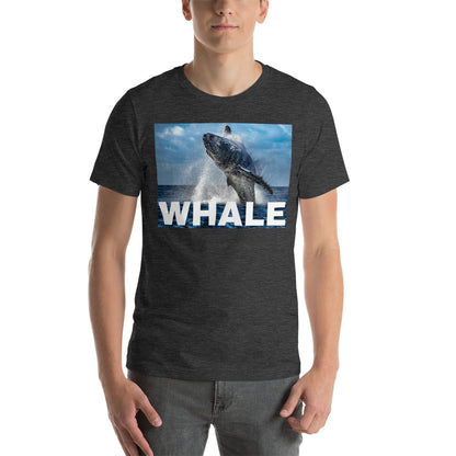 Classic Crew Neck Tee - Whale - Ronz-Design-Unique-Apparel