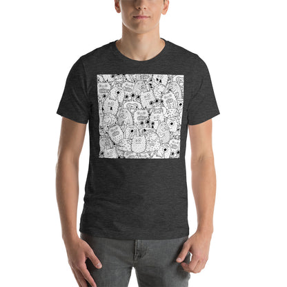 Classic Crew Neck Tee - Monsters - Ronz-Design-Unique-Apparel