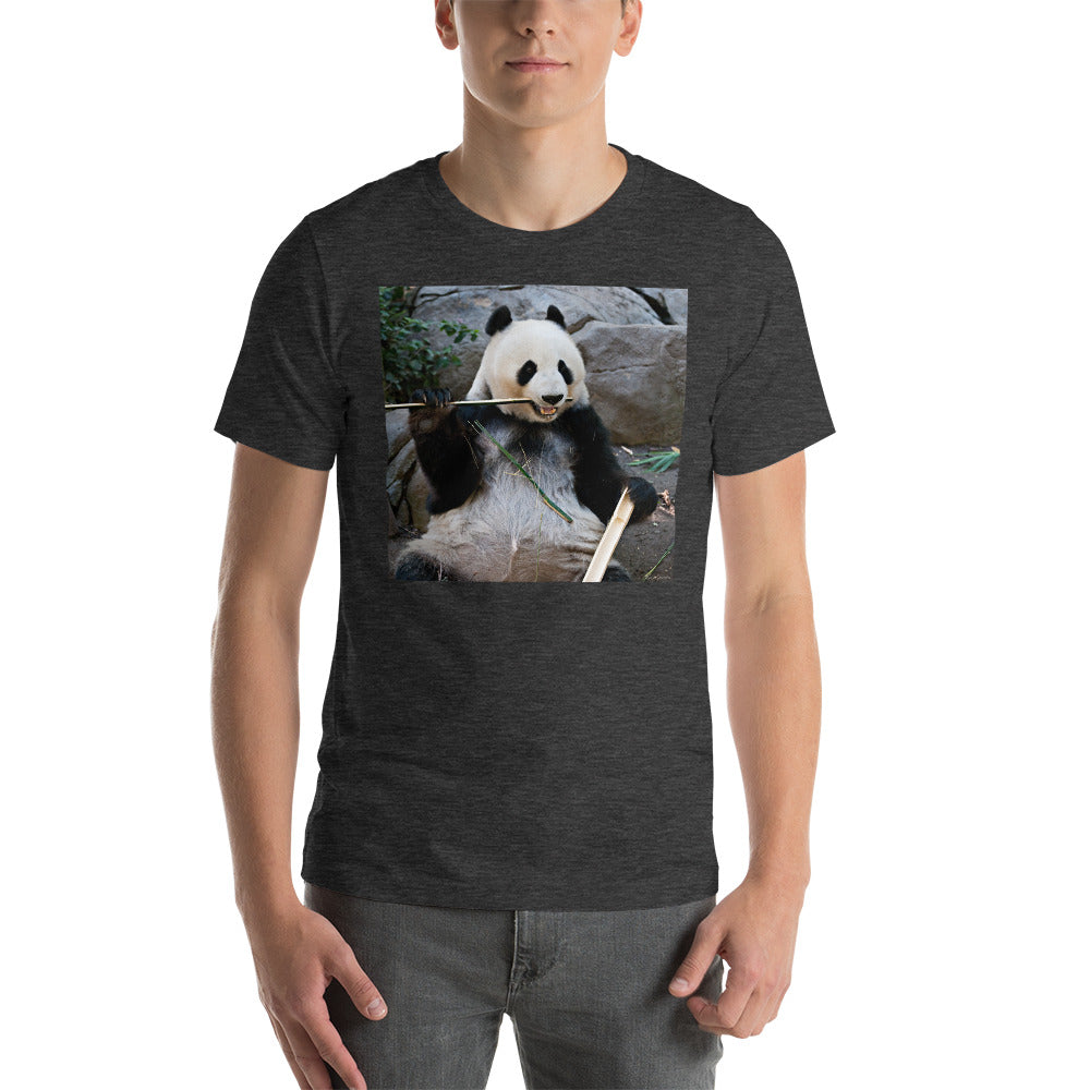 Classic Crew Neck Tee - Bamboo Panda - Ronz-Design-Unique-Apparel