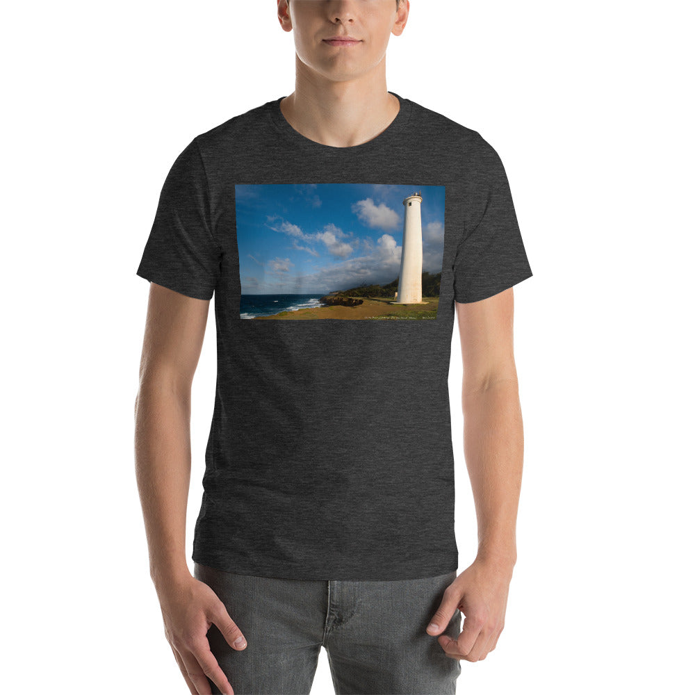 Classic Crew Neck Tee - North Point Light House, The Big Island - Ronz-Design-Unique-Apparel