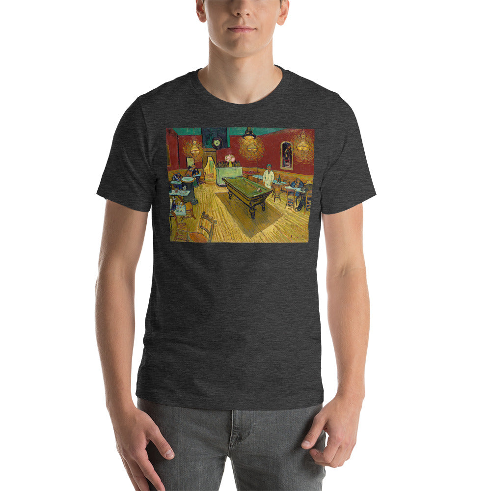 Classic Crew Neck Tee - van Gogh: Bar Room - Ronz-Design-Unique-Apparel