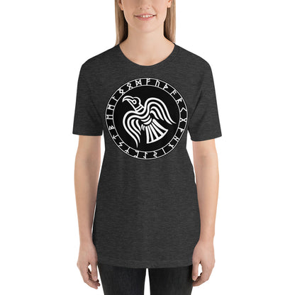 Everyday Elegant Tee - Odin's Raven in Runic Circle