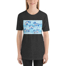 Load image into Gallery viewer, Everyday Elegant Tee - Foxes in Blue
