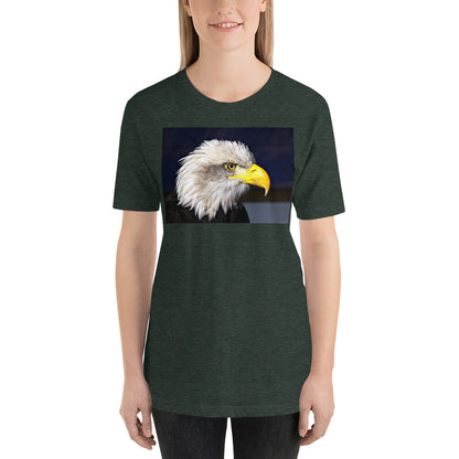 Classic Crew Neck Tee - Bald Eagle - Ronz-Design-Unique-Apparel