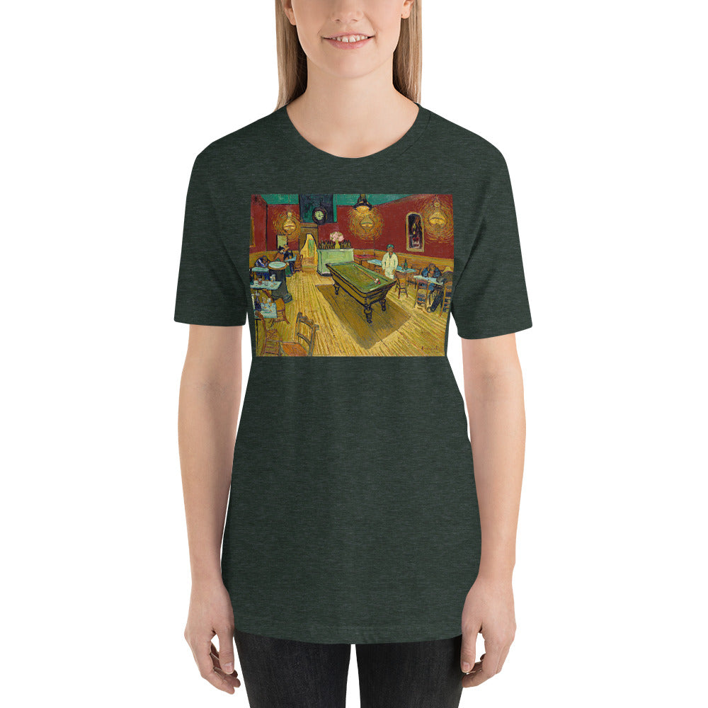 Classic Crew Neck Tee - van Gogh: The Night Café - Ronz-Design-Unique-Apparel