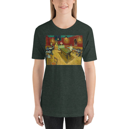 Classic Crew Neck Tee - van Gogh: The Night Café - Ronz-Design-Unique-Apparel