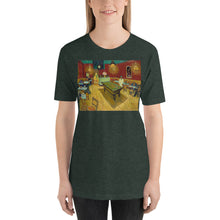 Load image into Gallery viewer, Classic Crew Neck Tee - van Gogh: The Night Café - Ronz-Design-Unique-Apparel
