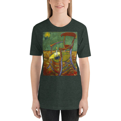Classic Crew Neck Tee - van Gogh: Paul Gauguin's Armchair - Ronz-Design-Unique-Apparel