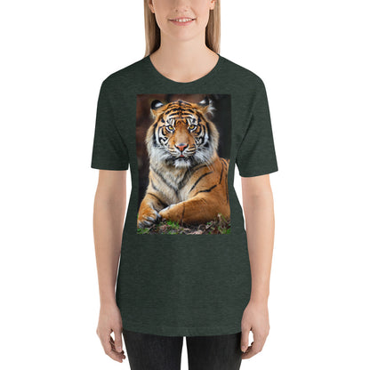 Classic Crew Neck Tee - Big Tiger - Ronz-Design-Unique-Apparel