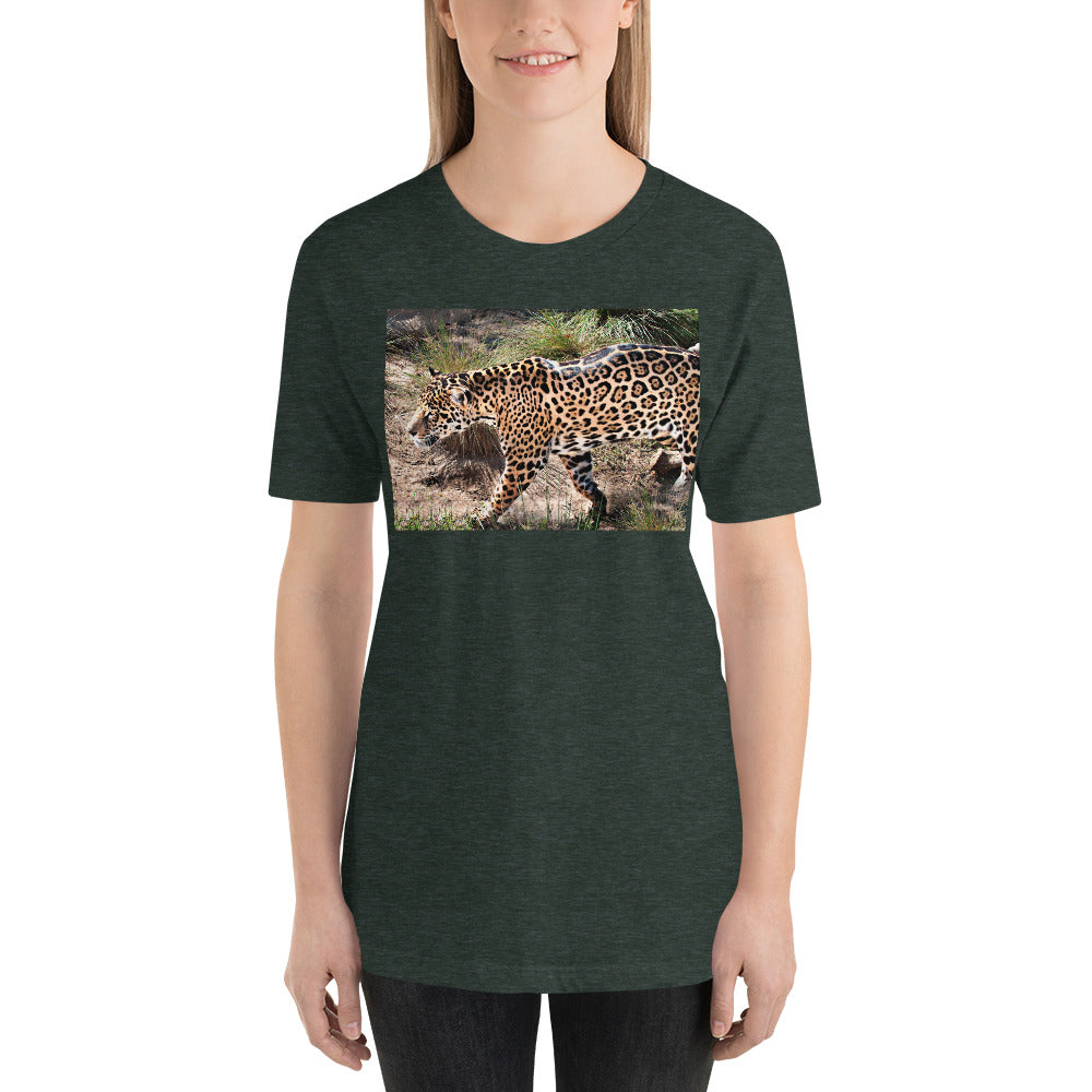 Classic Crew Neck Tee - Young Leopard - Ronz-Design-Unique-Apparel