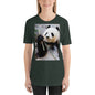 Classic Crew Neck Tee - Happy Panda #2 - Ronz-Design-Unique-Apparel