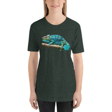 Load image into Gallery viewer, Classic Crew Neck Tee - Blue Striped Panther - Ronz-Design-Unique-Apparel
