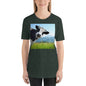 Classic Crew Neck Tee - Cow - Ronz-Design-Unique-Apparel